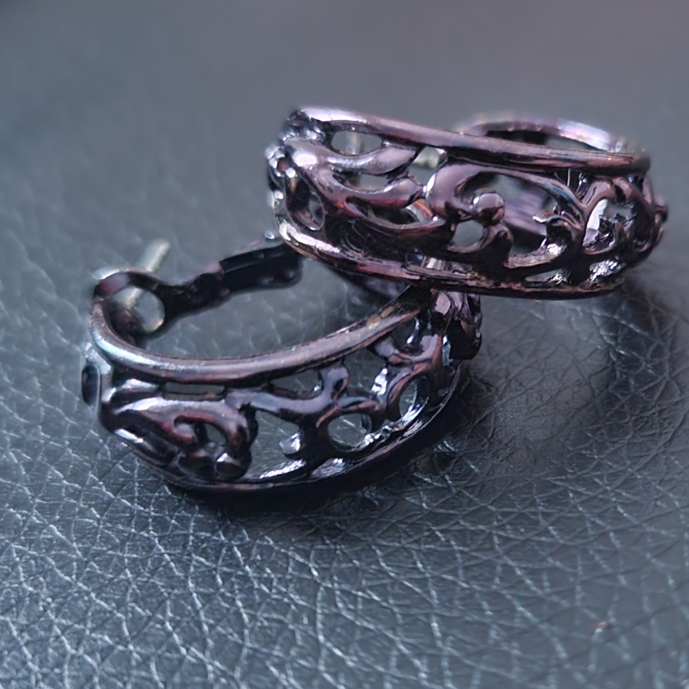 Purple Earrings